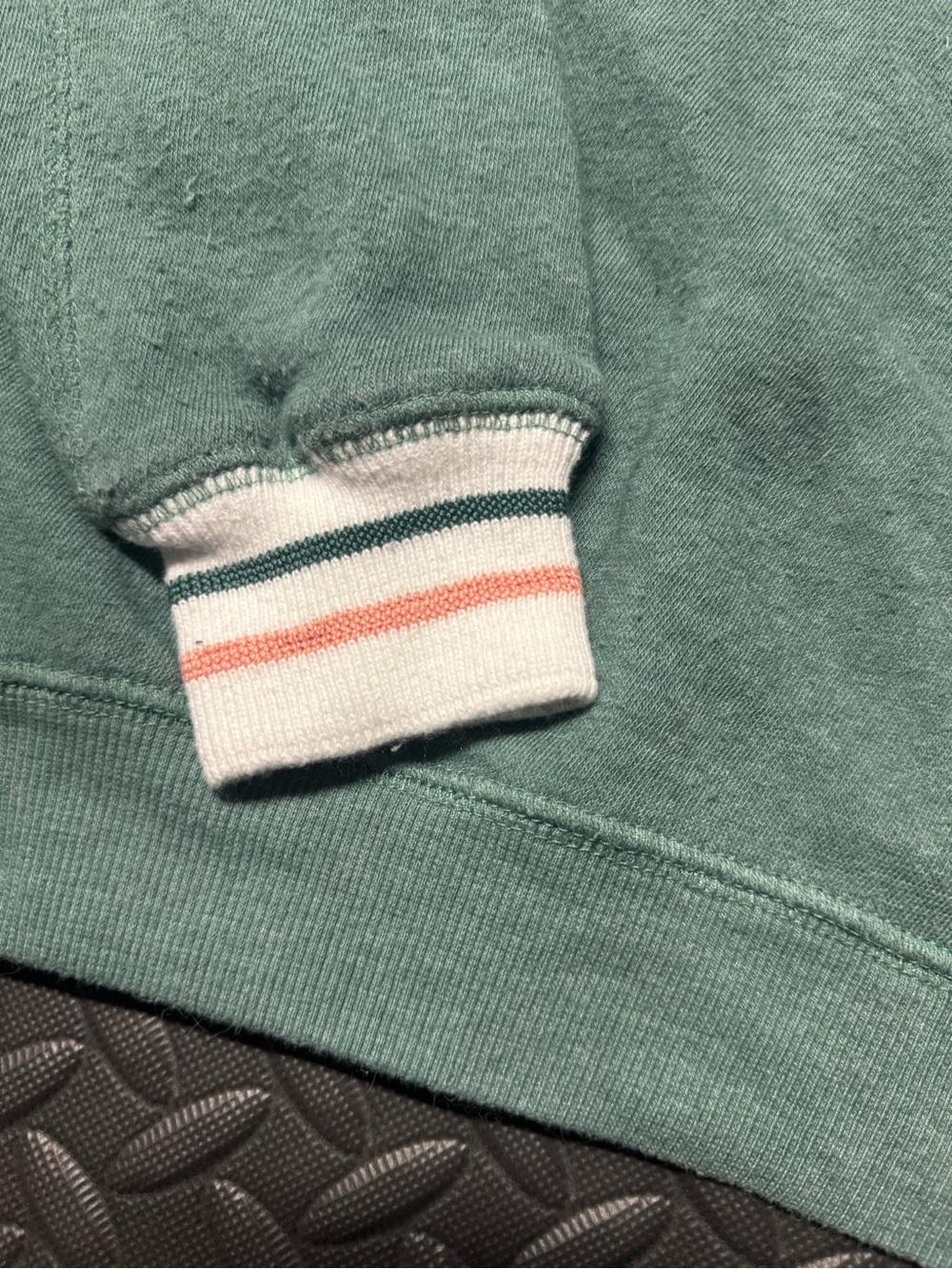 Vintage Havana Girls Chill Crewneck Sweatshirt Green Pink Size M 10/12 - Picture 4 of 11